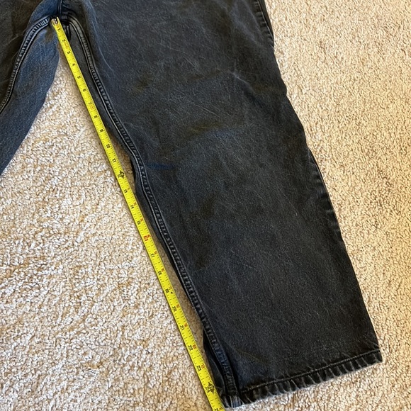 Land’s End plus size women’s black denim jeans straight leg size 20W - Picture 4 of 4